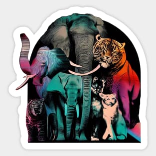 Animal leader Sticker